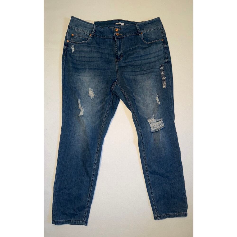 Rue women’s New distressed high rise skinny jeans